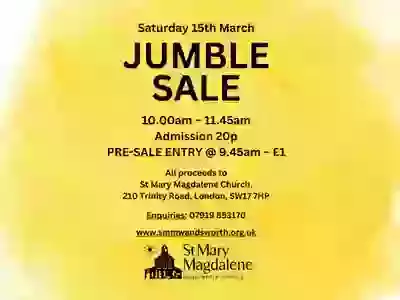 Jumble Sale (15th March)